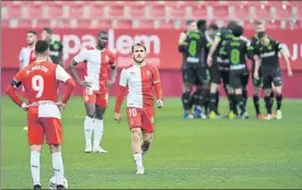  ?? FOTO: P. PUNTÍ ?? El Leganés sorprendió al Girona en la segunda parte y se llevó los tres puntos
Entrenador:
Entrenador: Árbitro: