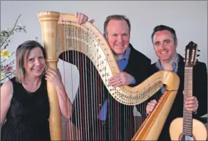  ??  ?? Bardic Trio: Sharron Griffiths, Jamie MacDougall and Matthew McAllister.