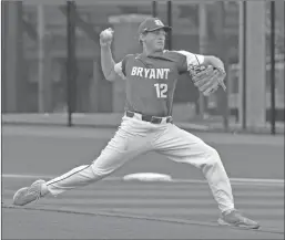  ??  ?? Bryant junior Turner Seelinger throws a pitch in a
4-2 win over the Benton Panthers in the Big Red Series Friday at Everett Field at Panther Stadium. Seelinger gave ups just one run in five innings, striking out nine.