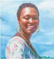  ?? JEFF BLAKE, USA TODAY SPORTS ?? This painting of Sharonda Coleman-Singleton was donated by an artist to his family following her passing.