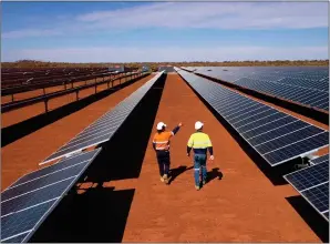  ??  ?? Aggreko installed a renewable microgrid at the Granny Smith gold mine in Western Australia