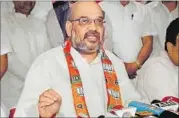  ??  ?? The Election Commission had served a notice on BJP ‘s Uttar Pradesh in-charge Amit Shah for his inflammato­ry speech. HT FILE