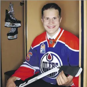  ?? JEFFREY T. BARNES/GETTY IMAGES/FILES ?? Jesse Puljujarvi was the fourth name called at June’s NHL draft, but had an average camp with the Oilers.