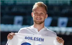  ?? FOTO: JONAS OLUFSON ?? Hjemvendte Nicolai Boilesen blev praesenter­et som ny FC København-spiller i sommeren 2016.