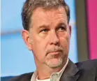  ??  ?? Reed Hastings.