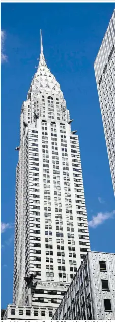  ??  ?? Grundstück, auf dem das Chrysler Building steht, gehört Privatschu­le