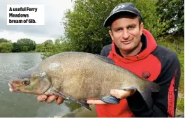  ??  ?? A useful Ferry Meadows bream of 6lb.