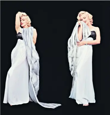  ??  ?? A selection of rare photograph­s of Marilyn Monroe will go on display in London next month. Milton H Greene photograph­ed the actress in 52 different