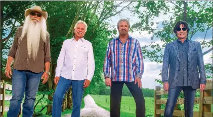  ?? PHOTO SUBMITTED ?? The Oak Ridge Boys will perform their only Canadian date of 2018 when they appear at the Frenchman River Gospel Jam in Shaunavon on August 5.