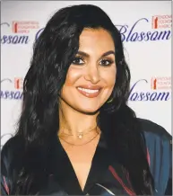  ?? Evan Agostini / Invision via AP ?? ESPN host Molly Qerim attended the 9th Annual Blossom Ball, benefiting the Endometrio­sis Foundation of America, this past March.