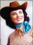  ?? Image from RodeoNews.com ?? Miss Rodeo America was inaugurate­d in 1956. The first title-holder was Marilyn Scott Freimark, pictured.