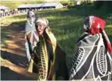  ??  ?? In this file photo, Lesotho women draped in blankets, walk towards a polling station in the village of Machache.