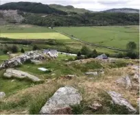  ?? ?? Important site: Dunadd Fort in Lochgilphe­ad