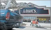  ?? ALEX WONG/GETTY ?? Lowe’s announced that it will close 51 unprofitab­le stores.