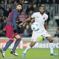  ?? FOTO: PEP MORATA ?? Keita, con la Roma, en un partido contra el Barça