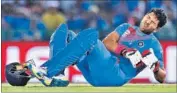  ?? REUTERS ?? India will miss Yuvraj Singh for the rest of the tournament after the all-rounder was ruled out with a tear in his left ankle.
