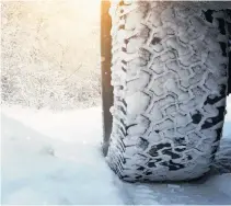  ?? 123RF ?? Good winter tires are essential once the snow hits the ground.