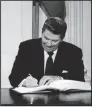  ??  ?? FACT: In 1988, President Reagan signed an FHA bill that put HECM loans into law.