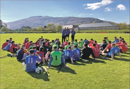  ?? ?? The Scotland Under 17 squad took part in a training day ahead of their tour of Ireland in July.