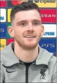  ??  ?? Andrew Robertson, ayer.