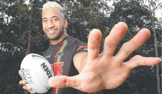  ?? ?? Penrith Panthers star Viliame Kikau wants to stay with Ivan Cleary’s grand finalists and the club is confident it can keep him. Picture: Annette Dew