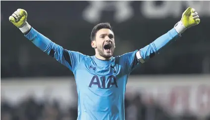  ?? Picture: Getty Images ?? WE CAN STILL DO IT. Tottenham goalkeeper Hugo Lloris says Spurs haven’t given up hope of catching Chelsea in the Premier League title race.