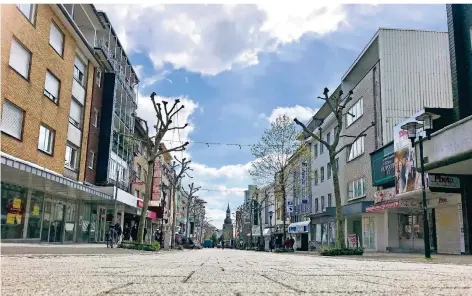  ?? FOTO: HENNING RÖSER (ARCHIV) ?? Die untere Alleestraß­e wird zum Sanierungs­gebiet.