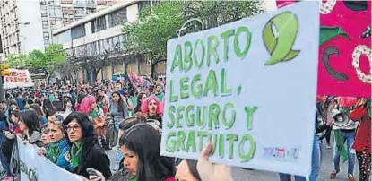  ?? (LA VOZ / ARCHIVO) ?? Marcha. Imagen de una manifestac­ión en Córdoba realizada en septiembre del año pasado.