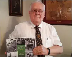 ??  ?? Des Robinson with his book ‘Wexford Citizen Soldiers (1940 - 2005)’.