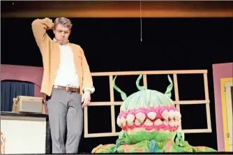  ??  ?? Rockmart students took to the stage in six performanc­es of “Little Shop of Horrors” in March.