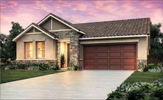  ?? ?? The Caledonia is a 1,969-square-foot plan with four bedrooms and two to three bathrooms. You can find this beautiful Caledonia with a casita option at The Villas, our newest community in Los Banos.