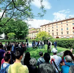  ?? Villa Cassarini ?? La commemoraz­ione delle vittime omosessual­i