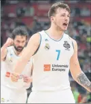  ?? FOTO: EFE ?? Luka Doncic, ante el CSKA