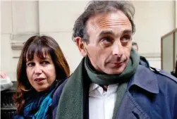  ?? ?? Wife: Mr Zemmour and Mylene Chichporti­ch wed in 1982