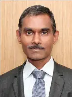  ??  ?? Babu KSV, Business Head of e-mobility, Exports, Cooling Solutions, Lucas TVS Limited