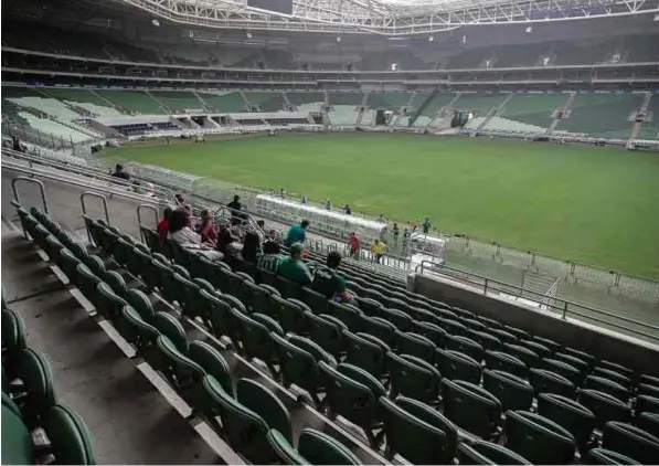  ?? Mastrangel­o Reino/Folhapress ?? A arquibanca­da do Allianz Parque, que oferece diariament­e tours pelo estádio