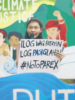  ?? ?? Alyssa Belda is a member of Move As One Coalition where she’s involved in the Ilog Pasiglahin campaign.