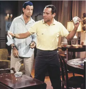  ?? PARAMOUNT PICTURES ?? Walter Matthau, left, and Jack Lemmon starred in the 1968 film adaptation of Neil Simon’s The Odd Couple.