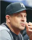  ??  ?? Aaron Boone