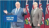  ?? ANDREW FRANCIS WALLACE TORONTO STAR FILE PHOTO ?? Last month, Doug Ford’s provincial government unexpected­ly issued three ministeria­l zoning orders on sites in the West Don Lands, which local councillor­s have said treads on a city process.