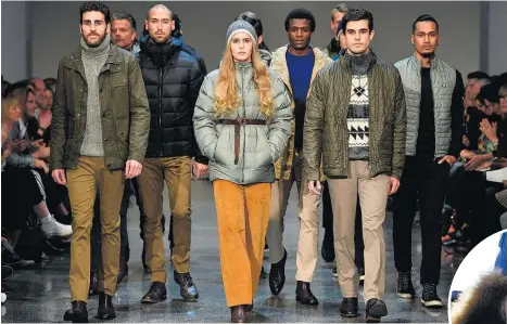  ?? Photo / Getty Images ?? Edmund Hillary clothing launched at New Zealand Fashion Week last year with Sir Edmund’s grandchild­ren George Hillary, Lily Hillary, and Alexander Hillary walking the runway (left), and (below) Sir Edmund Hillary.