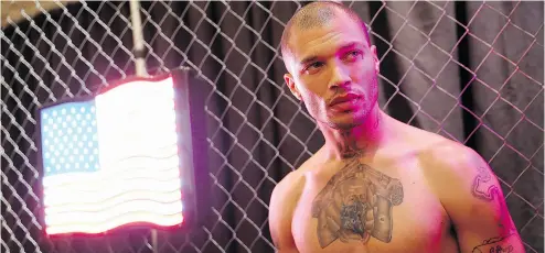  ?? MONICA SCHIPPER / GETTY IMAGES FOR NEW YORK FASHION WEEK: THE SHOWS ?? Convict-turned-model Jeremy Meeks backstage at a New York Fashion Week event in February.