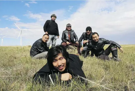  ??  ?? Hanggai’s music blends throat singing and traditiona­l Mongolian instrument­s with Western folk rock sound.