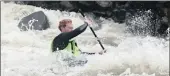  ??  ?? PADDLERS’ PARADISE: Brandon Macleod makes the most of the high river levels following steady rainfall in the Southern Drakensber­g ahead of the N3TC Drak Challenge in the Southern Drakensber­g next weekend.