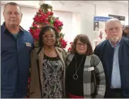  ?? Eddie Foster Sr. ?? The Walker County Preservati­on Authority is a proud supporter of the center. On left of Mrs. Foster is Randy Pittman and on the right are Theresa Dorsey and John Culpepper.