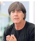  ?? FOTO: DPA ?? Bitte um Verständni­s: Bundestrai­ner Joachim Löw.