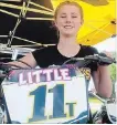  ?? BERND FRANKE THE ST. CATHARINES STANDARD ?? Taia Little of Welland is racing in three divisions this season at Welland County Speedway.