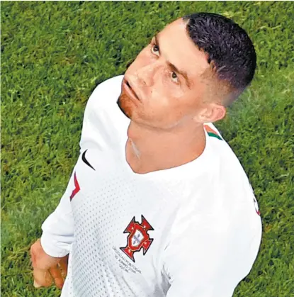  ??  ?? Cristiano Ronaldo, en un partido con la selección portuguesa