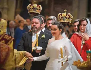  ?? ?? LOS NOVIOS. Jorge y la italiana Rebecca Bettarini se conocieron siendo adolescent­es en Bruselas.