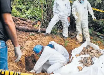  ??  ?? »Se presume que los restos encontrado­s pertenecen a una persona que desapareci­ó en el pueblo.